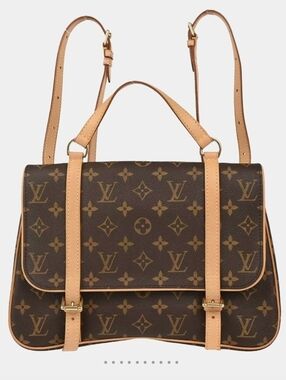 Auth Louis Vuitton Monogram Marcelle Sac A Dos Backpack